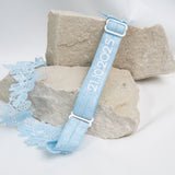Hochzeits-Strumpfband aus Spitze mit Blumenmuster