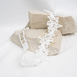 Braut Strumpfband - Elegante Spitze & Zarte Blumen